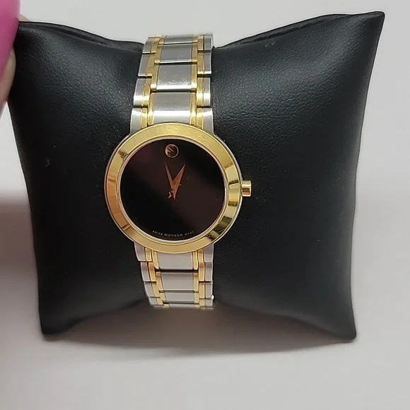 Movado | Jewelry | Movado Ladies Stiri Quartz Black Dial Two  display picture 3